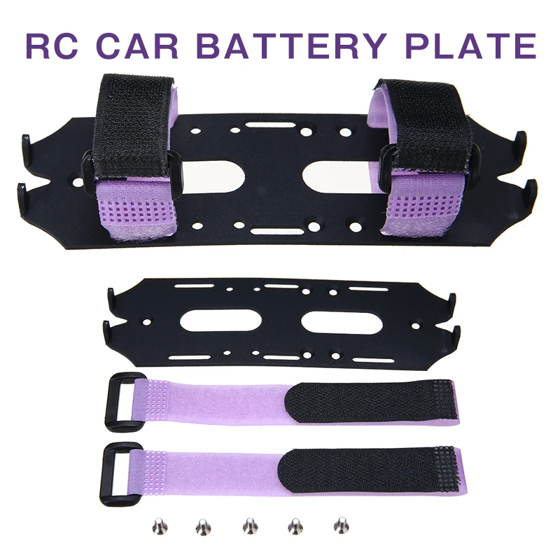 

Aluminum Alloy Battery Mounting Plate Tray Battery Holder Case for Axial SCX10 1/10 Scale RC Car Accessories