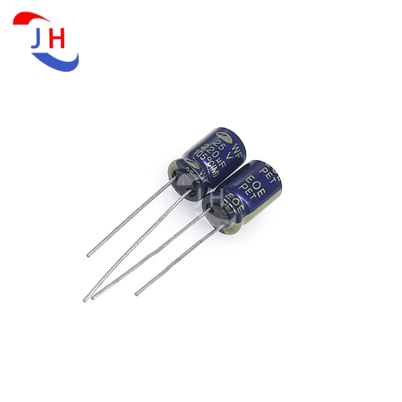 

20PCS Electrolytic Capacitor 25v220uf 8*11.5 WF Series High Frequency And Low Resistance 3.5mm Pin Distance 25V 220UF