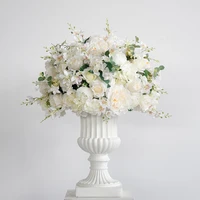 60cm large artificial flower table centerpiece wedding decor road lead bouquet diy silk rose peony flower ball party event decor