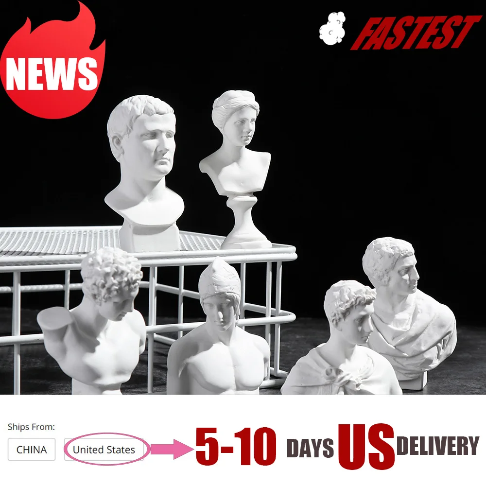 Статуэтка для греческой мифологии мини-гипс статуэтка рисования гипсом ремесла