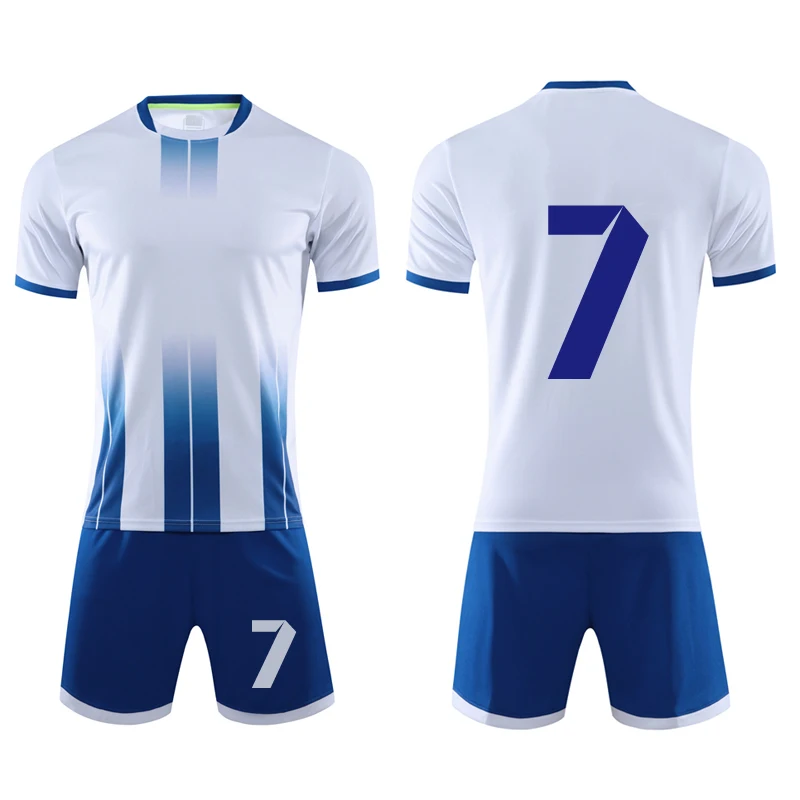 

2021 Men Football Uniform Soccer Jerseys New Men Custom Soccer Jersey Set Children Football Set Suit Tracksuit 3XS-3XL