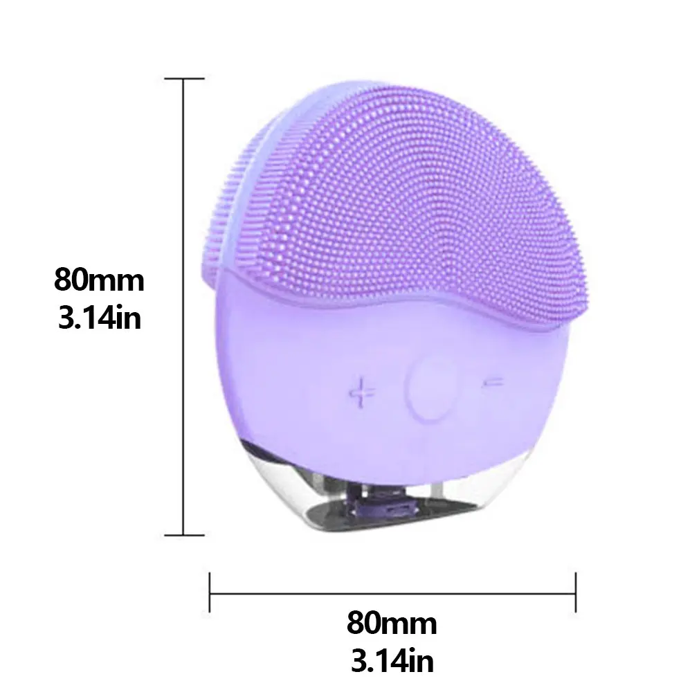 

Household Portable Wash Face Artifact Wash Silicone Electric Cleansing Instrument Waterproof Wash Brush
