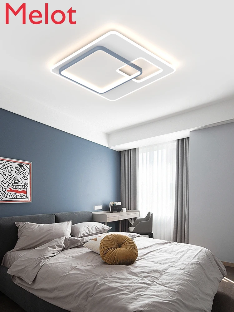 

Lamp in the Living Room Modern Minimalist and Magnificent Lamps 2021 New Rectangular Headlight Home Nordic LED Ceiling Lamp