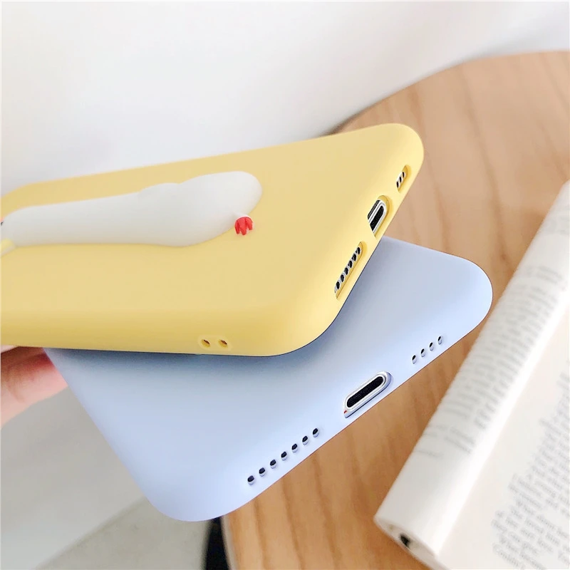 3D Cute Dinosaur DIY Case For Huawei Y9 Y6 Pro Y7 Prime 2019 Honor 9 Lite 8x 8S 10 Phone Kawaii Chick Cover Soft TPU Cases |
