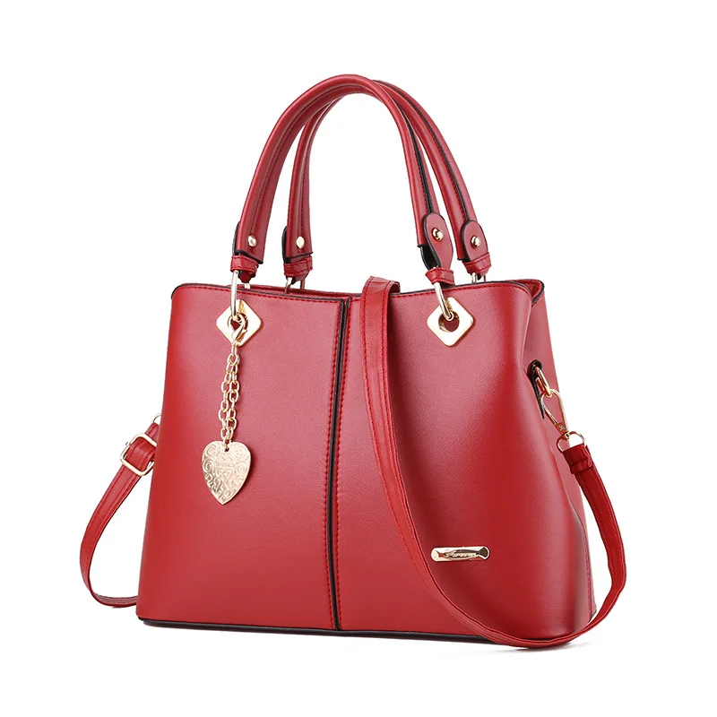 Women Bag Vintage Casual Tote Top-Handle Messenger Bags Shoulder student Handbag Purse Wallet Leather 2019 New |