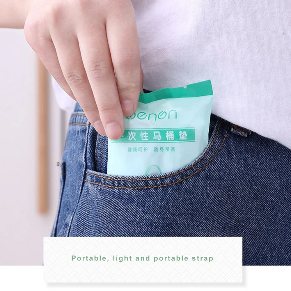 Одноразовые дорожные подушки для унитаза из нетканого материала подушка бумага