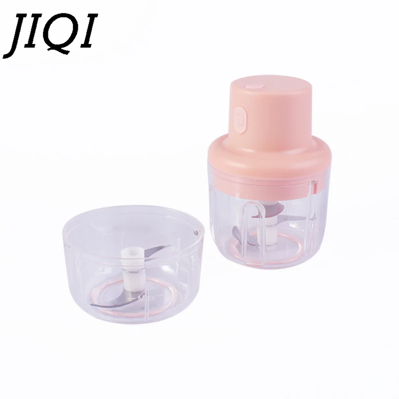 JIQI резак Мясорубка USB Перезаряжаемый измельчитель для продуктов чеснока