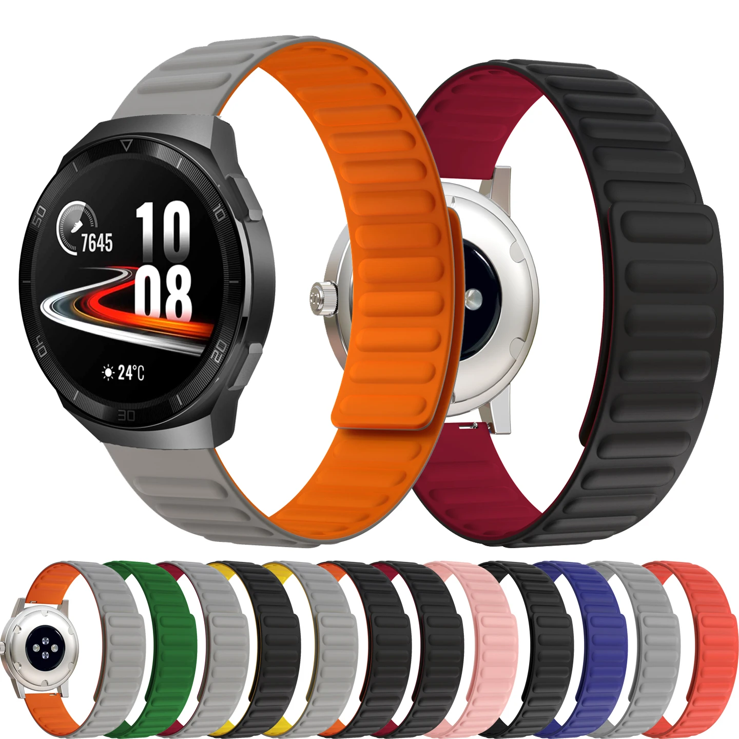 

Bracelet Band 22MM For huawei watch gt 2e / GT 1 / GT2 46MM smart watch Replacement Silicone Watchstrap For Huawei Watch 2 pro