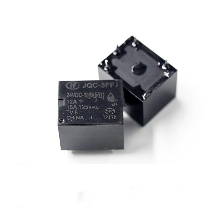 5 шт. 4-контактный hf-jqc-3ff-5 005 9 009 12 012 24 024 vdc-1hs реле | Обустройство дома