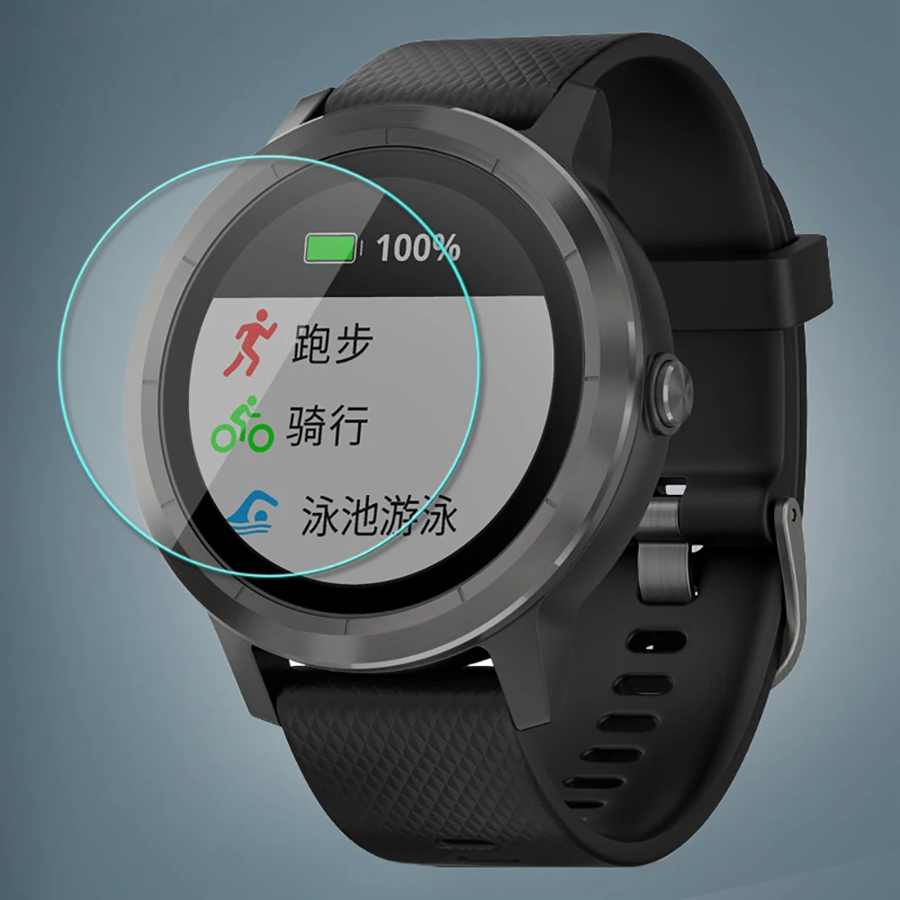 Защита для экрана из закаленного стекла Garmin Vivoactive 4 4S Смарт-часы защитная пленка