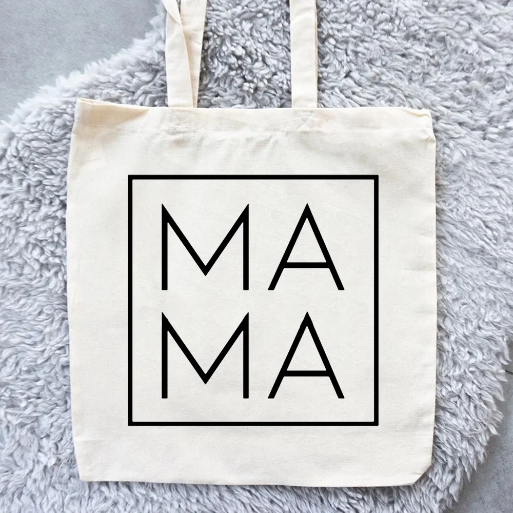 

Reusable Ladies Shoulder Bag Fashion Women Canvas travel shopping Bag mom life Female Canvas Tote Ladies Tote Shopper Bag 2021