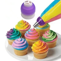 new icing piping bag nozzle converter tri color cream coupler cake decorating tools for cupcake fondant cookie 3 hole 35