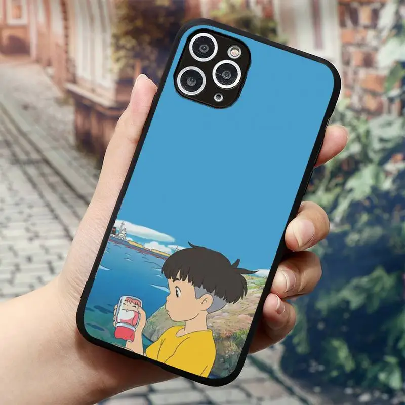

Cartoon Ponyo on the Cliff Phone Case for iPhone 11 12 mini pro XS MAX 8 7 6 6S Plus X 5S SE 2020 XR