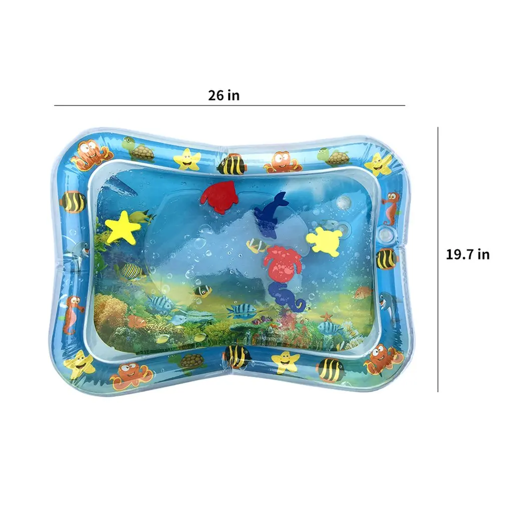 

Baby Hydro Mat Inflatable Water Cushion Baby Pat Inflatable Water And Water Baby Pad Inflatable Ice Pad Children'S Toys
