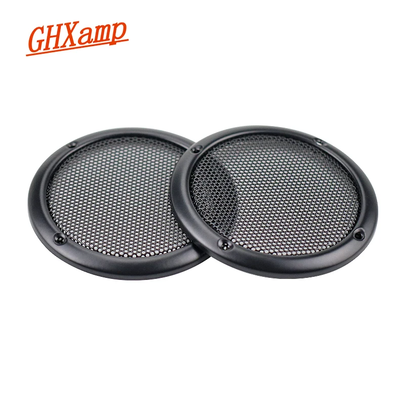 

GHXAMP 3 inch 92mm Speaker grilles Net Cover FULL Metal Speaker High-grade Metal mesh enclosure speaker grill 2PCS