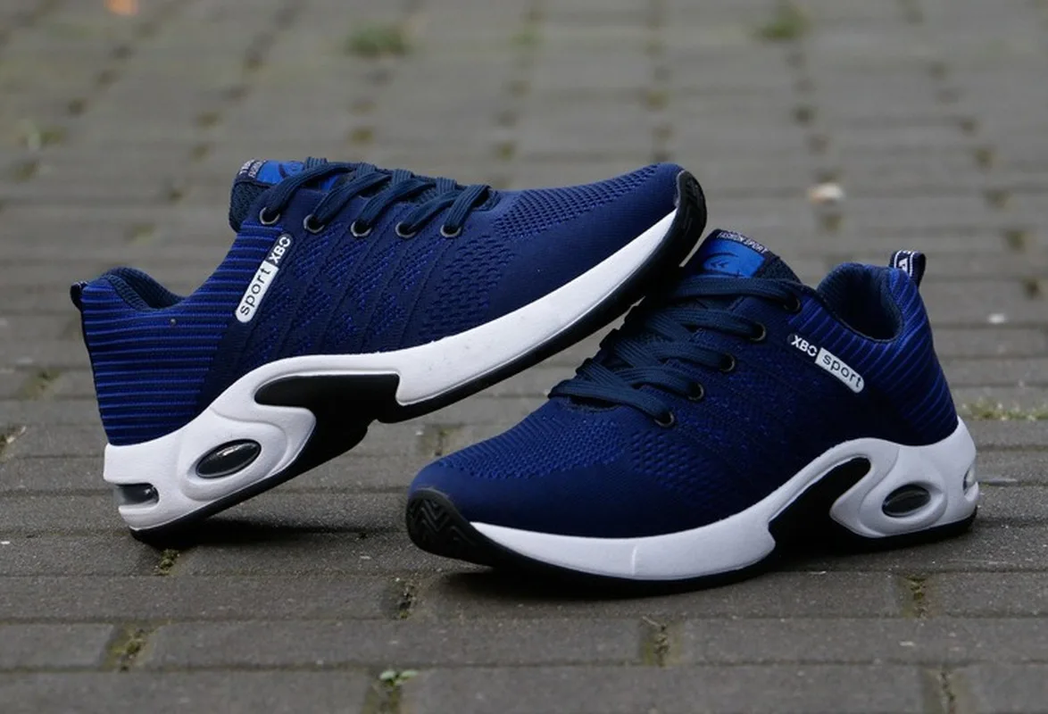 

Vulcanized Shoes Male Sneakers 2020 Fashion Summer Mesh Breathable Wedges Sneakers Men shoes Plus Size Thick soles comfortable