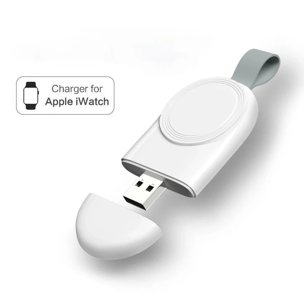 

Chargeur sans fil Portable pour Apple Watch 6 se 5 4 3 2 1, Station sangle, de chargement USB pour IWatch 6 se 5 4 3 2 1