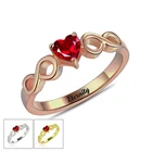 Кольцо ручной работы из серебра 925 пробы с гравировкой имени