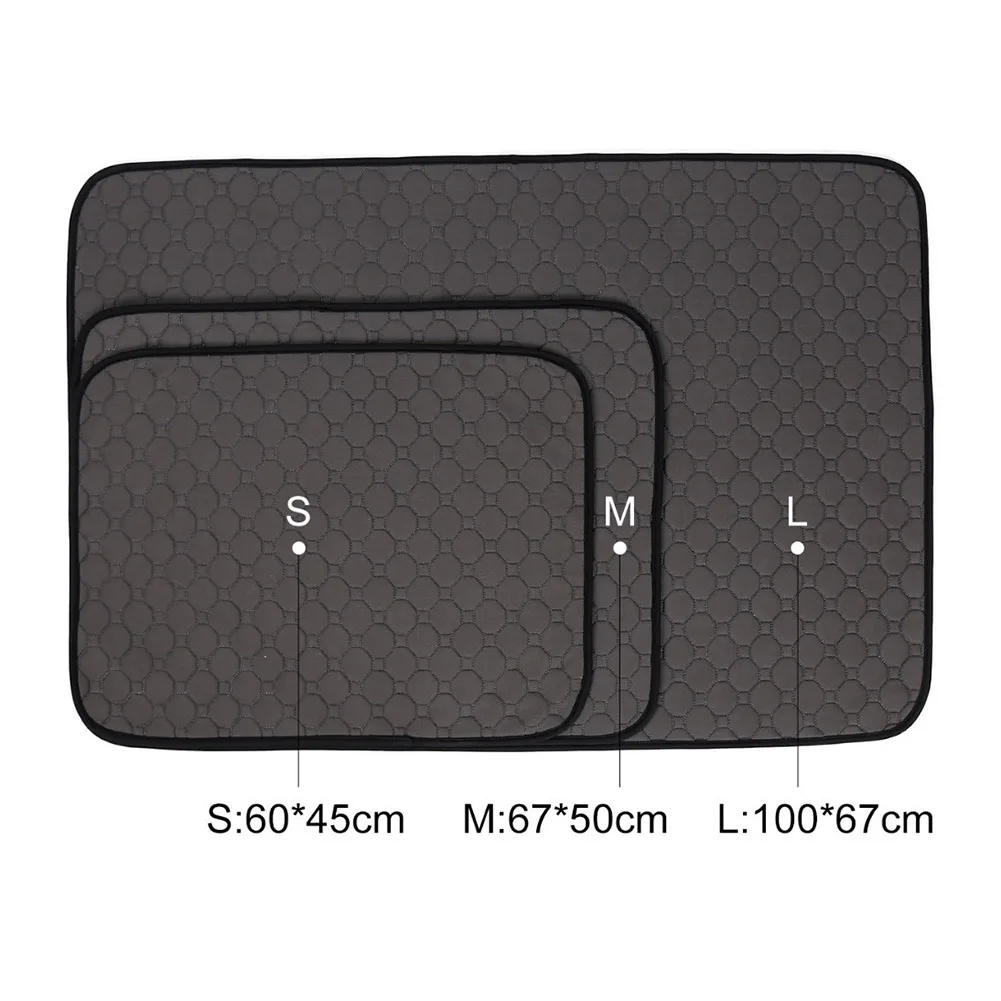 

Washable Dog Pet Diaper Mat Urine Absorbent Environment Protect Diaper Mat Waterproof Reusable Training Pad Dog Car Seat Cover