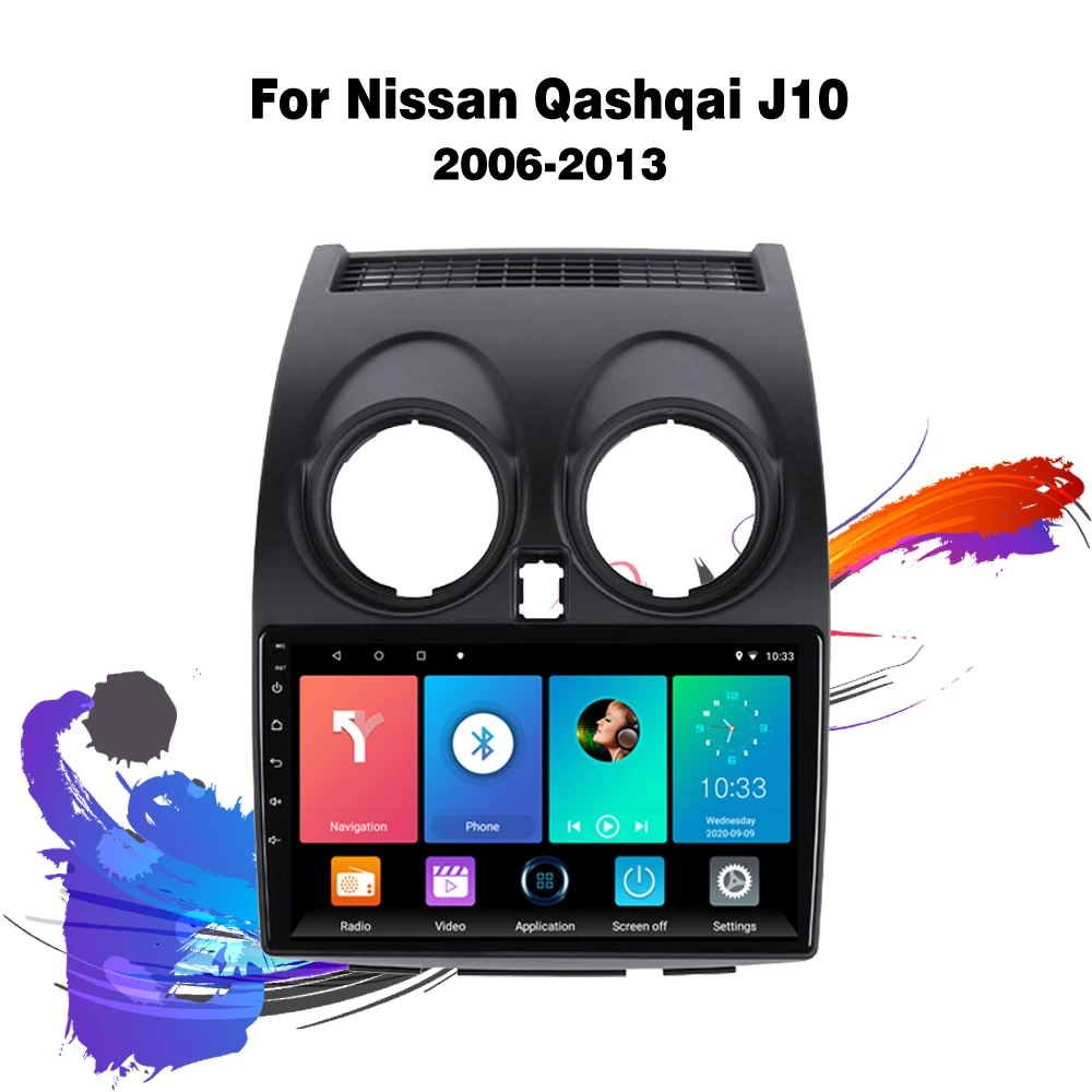 Автомагнитола easteregg 9 дюймов для Nissan Qashqai 2006 2013 мультимедийный видеоплеер