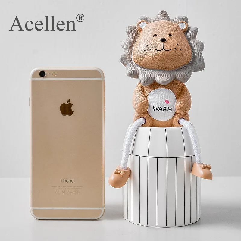 Скандинавский стиль каучуковая подвесная кукла в виде животного скульптура