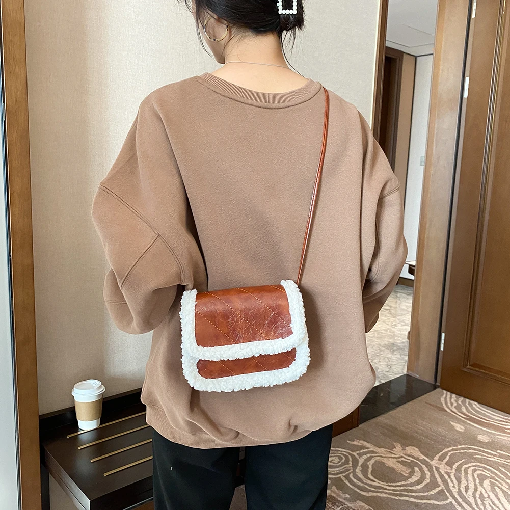 

Simply Crossbody Bags Lady Small Purse Travel Small Handbags PU Leather Solid Color Simple Messenger Bag for Women 2020