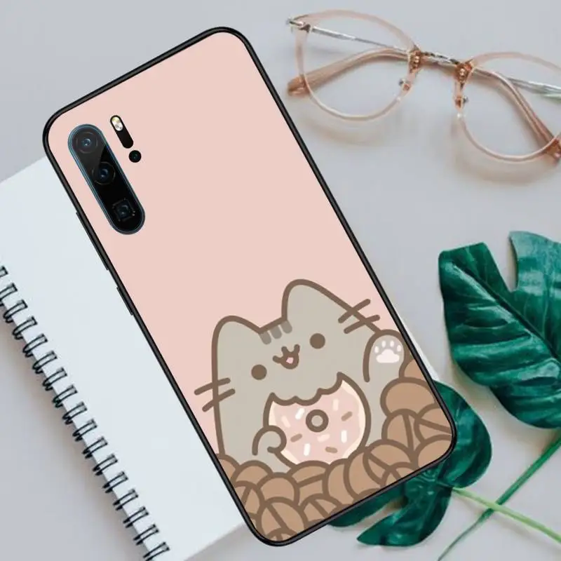 

Cartoon PusheenS Cat Phone Cases For Huawei P40 P20 P30 lite Pro P Smart 2019 Mate 40 20 10 Lite Pro Nova 5t