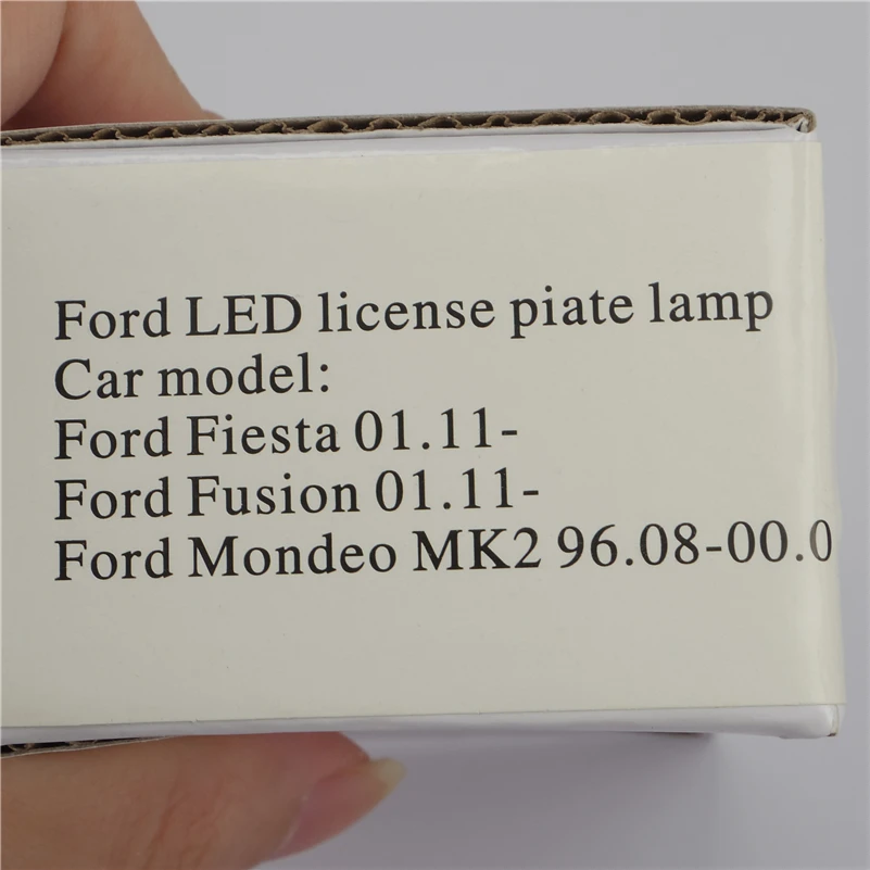 2 шт. для Ford светодиодный номерной лампа дневные ходовые огни 12V белый номер
