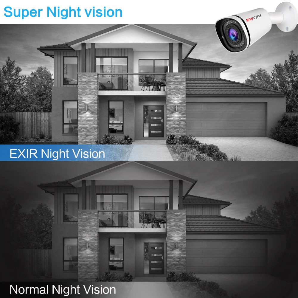 Комплект камеры видеонаблюдения 4K Ultra HD 8X 8MP 8ch H265 DVR 30mNight Vision Out Door