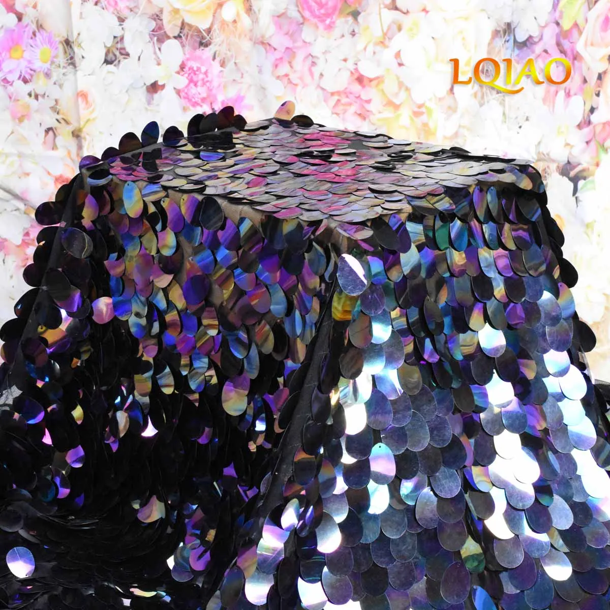 Новинка 45x125 см светильник с золотой вышивкой и блестками для свадебных