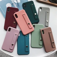 wrist strap candy color phone case for huawei honor 9x pro 10x 20 30 lite v10 v20 v30 v40 30s 20s play 5t 4t soft tpu back cover