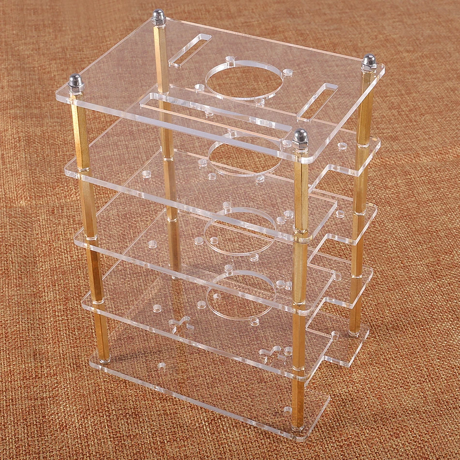 Raspberry Pi 3 4 Чехол 1 слой многослойный акриловый стек оболочка/корпус для Модель B/3B