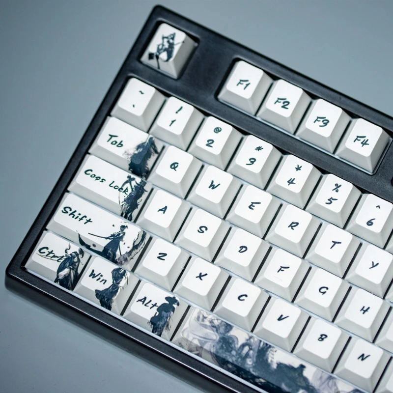 

Knight errant Keycap Ink Keycaps 5-Surfaces Dye Sub Mechanical Keyboard Keycap 203B