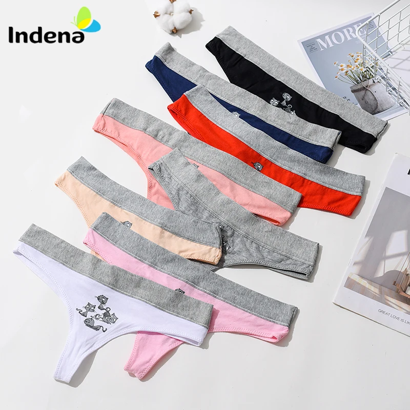 2020 сексуальное нижнее белье хлопковые трусики женские розовые стринги женская