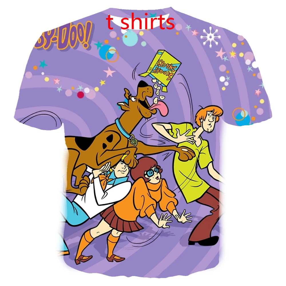 Жилет/футболка/Свитшот/толстовка/худи на молнии/штаны с 3D принтом из аниме scooby doo