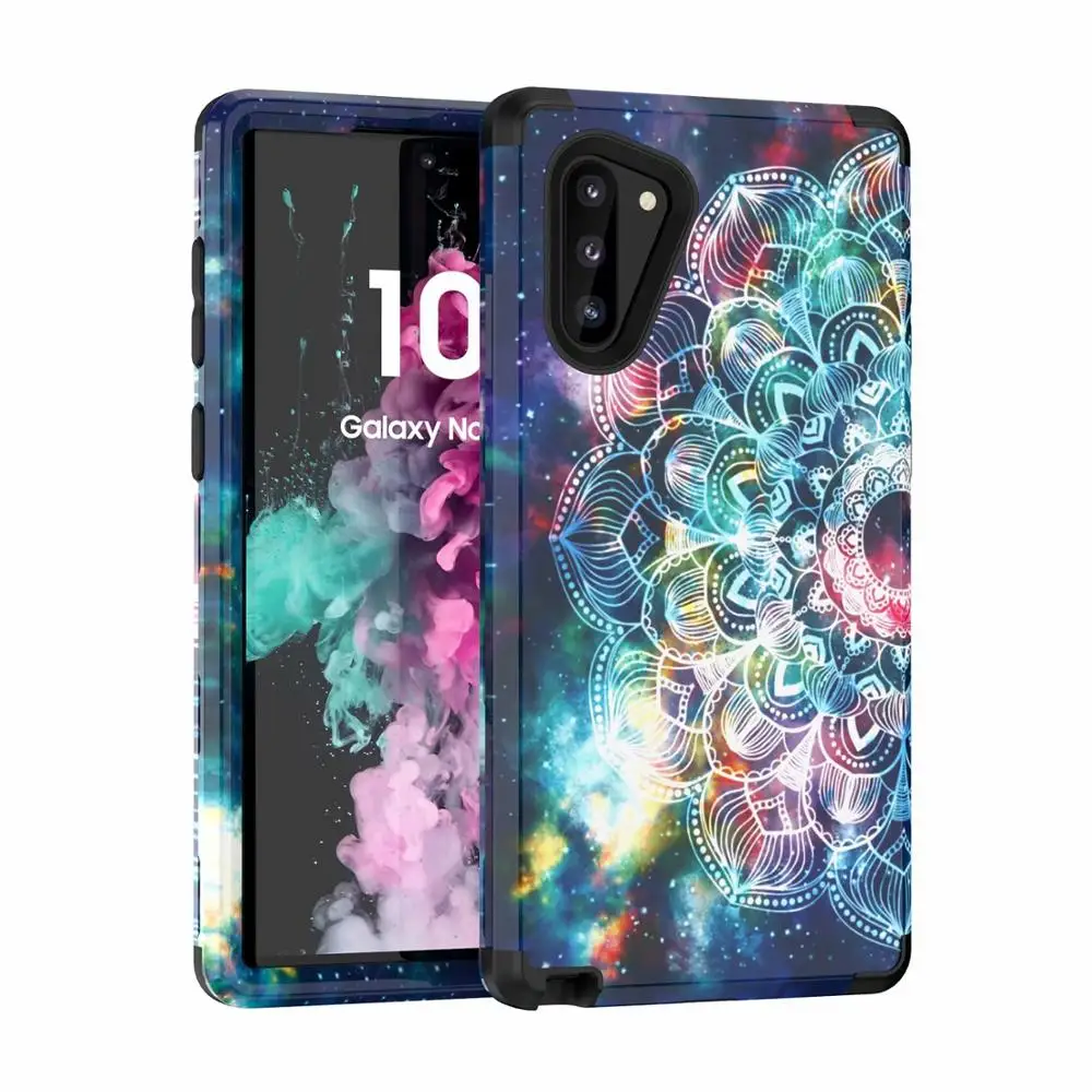 Samsung Note 10 Чехол для телефона с узором для iPhone 11 Pro X Xr Xs Max 8 7 Plus силиконовый чехол жесткий чехол для samsung Galaxy Note 10 10+ 9 8 S10 Plus - Цвет: Samsung Note 10