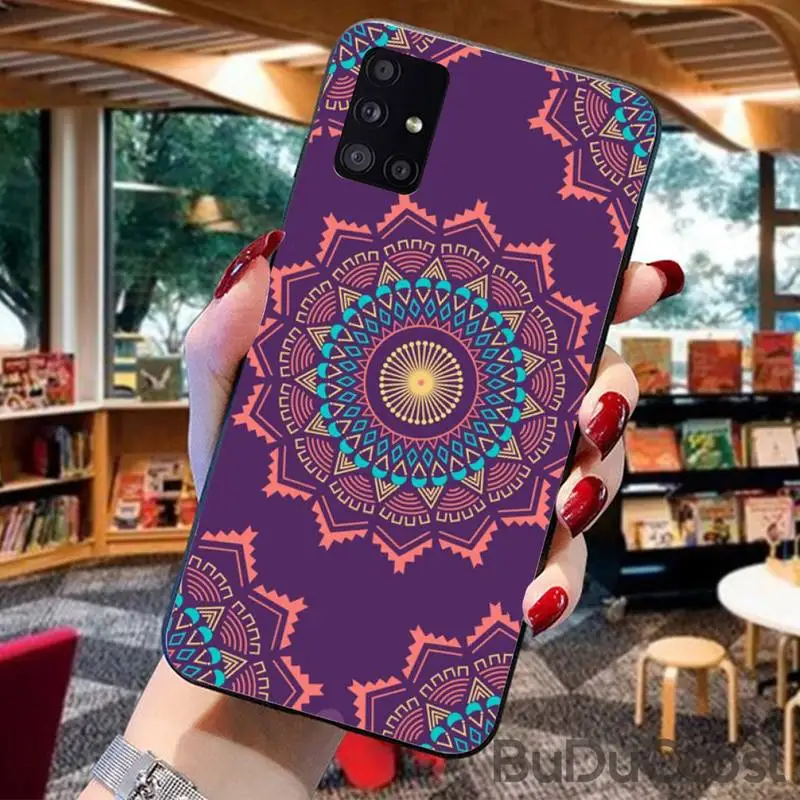 

CUCI Webbedepp Mandala Fashion Print Phone Case For For Samsung Galaxy A10 A20 A30 A40 A50 70 A10S 20S A2 Core C8 A30S A50S A31