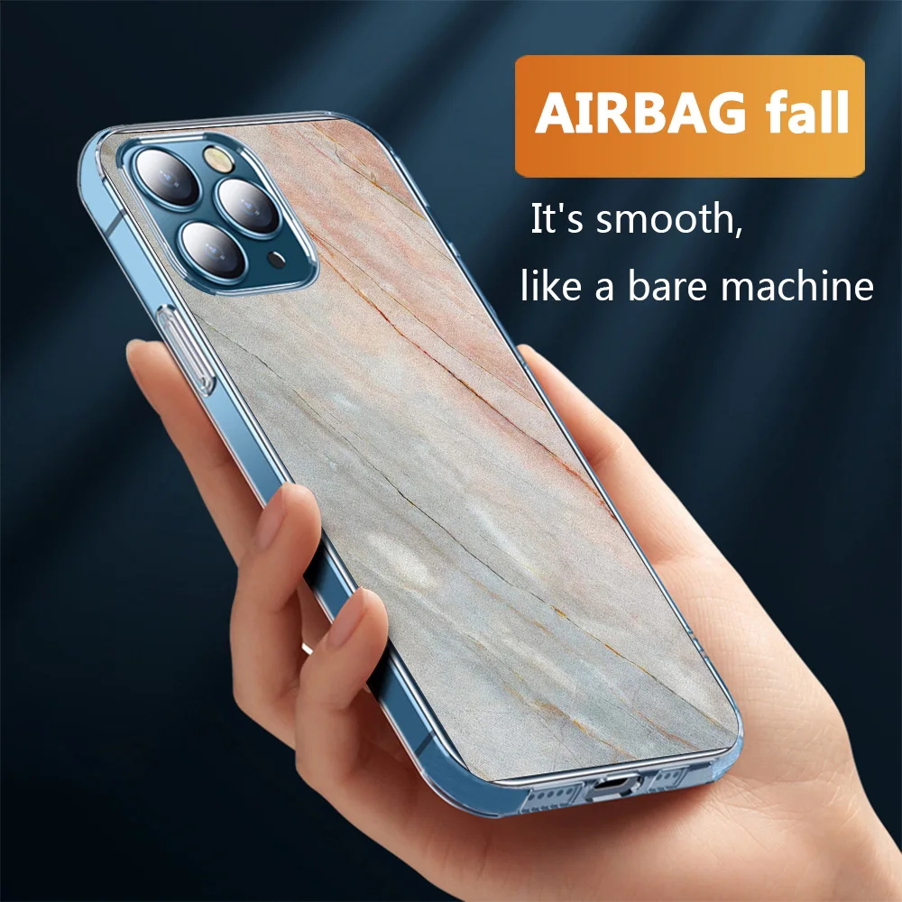 

Luxury Color Marble For iPhone 12 Pro Phone Case For iPhone 12 11 Pro Max XR X XS Max 7 8 6 6S Plus Soft TPU Phone Cover Funda