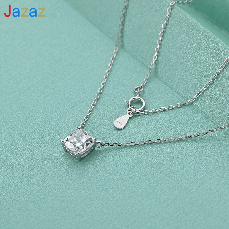 

Женское ожерелье из серебра 100% пробы, с бриллиантами