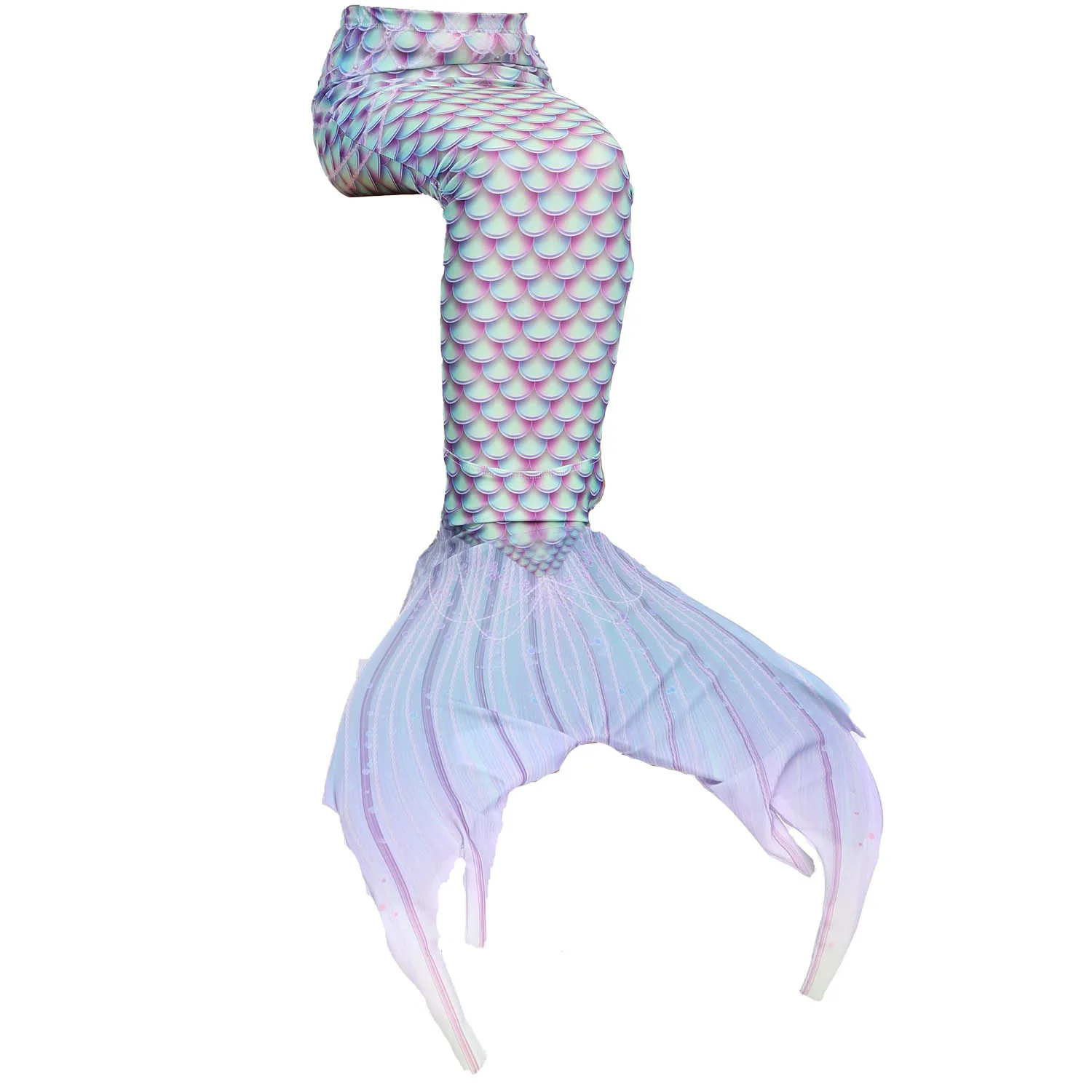 Детский костюм Русалочки с юбкой принцессы, розовым хвостом и косплеем для плавания в SPA.