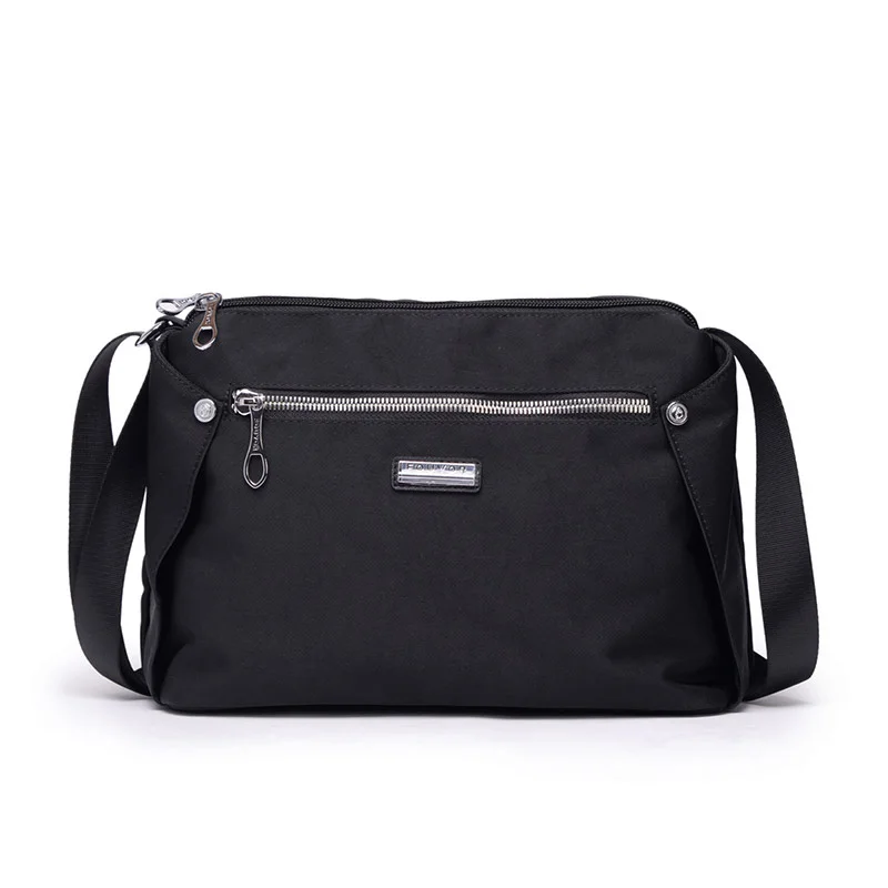 Fouvor Summer Fashion Women Messenger Bag Casual Oxford Female Shoulder Bags 2899-06 - Цвет: black