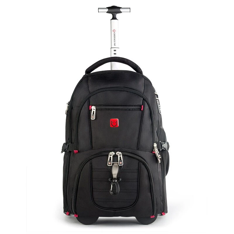 

Multifunction Men Backpack Trolley Rolling Bagpack Anti-thief Luggage Business Travel Laptop Backpack Wheeled School Bag