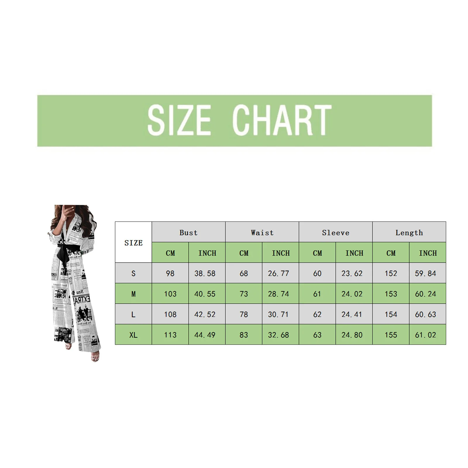 

JAYCOSIN Women Turn-down Collar Print Long Sleeve Jumpsuit With Straps And Waist Buttons Sexy Club Celebrity Party Jumpsuit