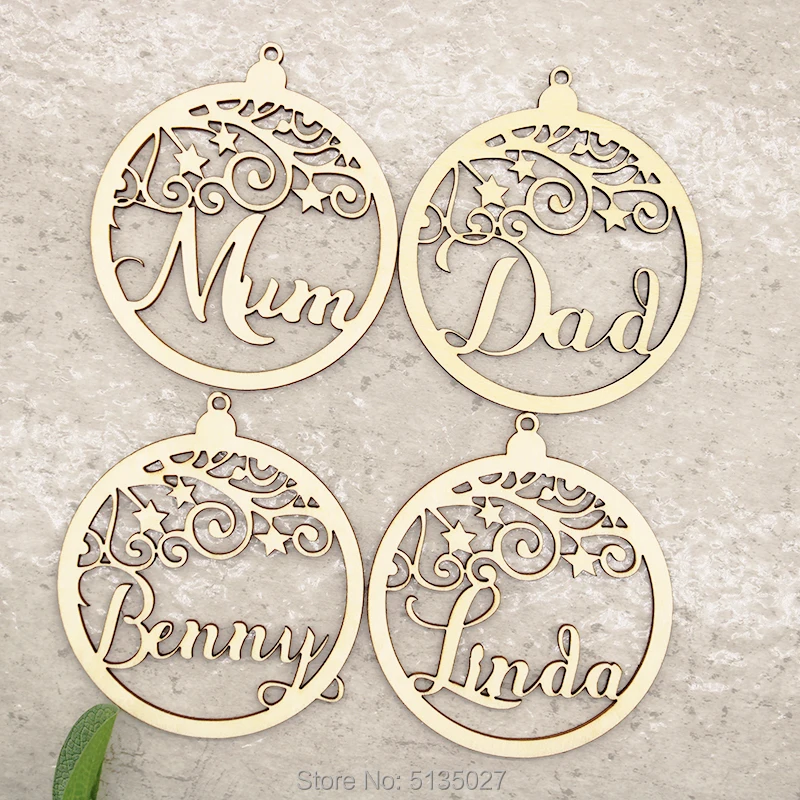 Украшение с именем на заказ Рождественское украшение рождественский подарок