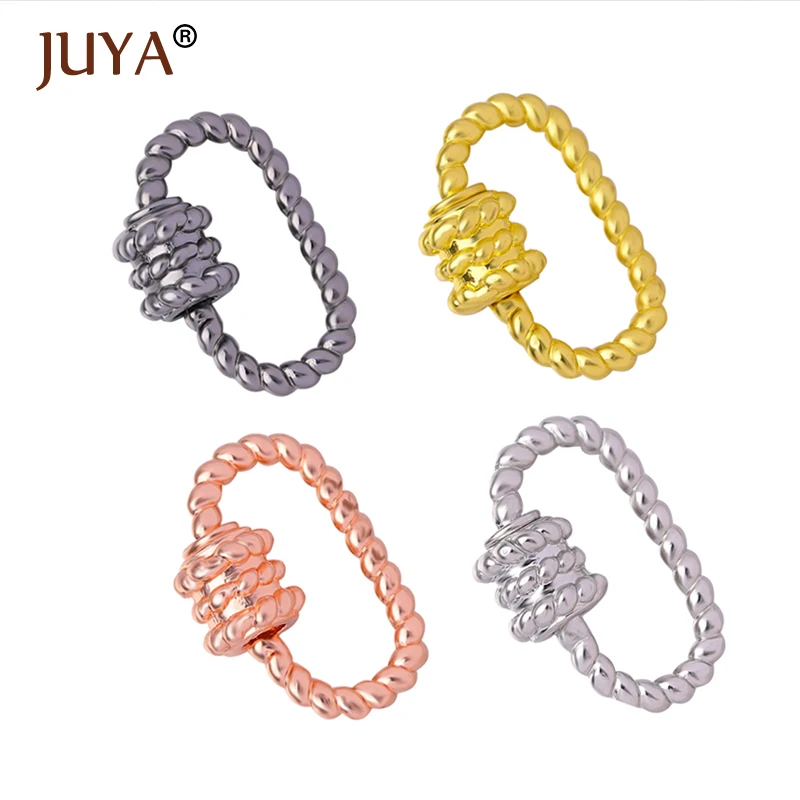 Застежка для ювелирных изделий Juya винтовая застежка крючок с замком в форме