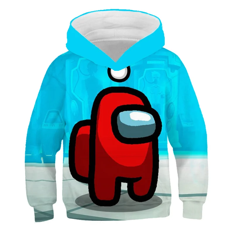 

Among Us Hoodies Funny Video Games Cloing For Gilrs Cute Sweatshirts Boys Teenagers Clothes Long Sleeve Hoody Tops 4-14Y Jacket