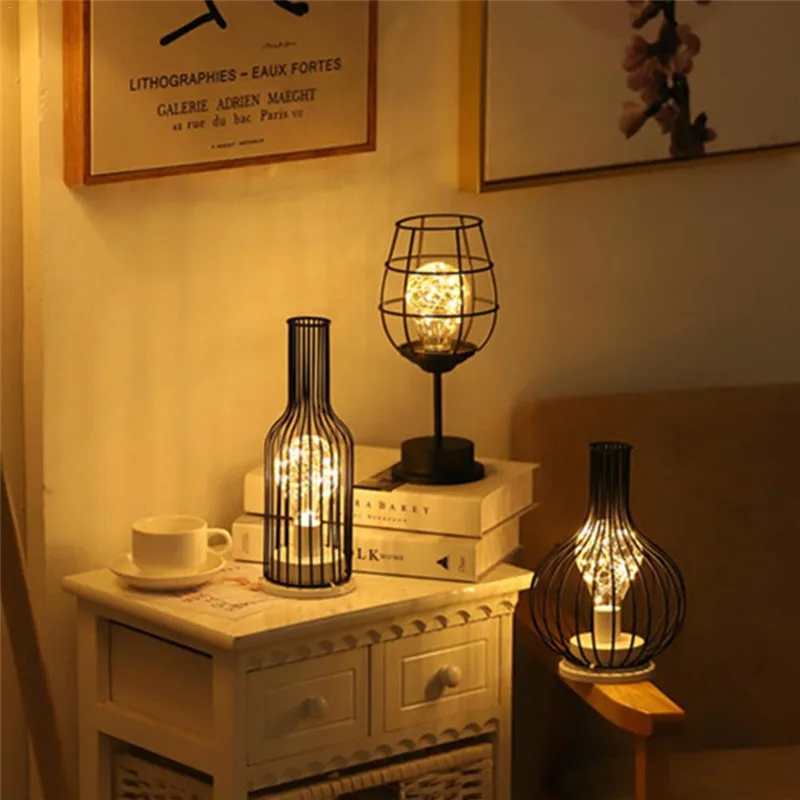 

Настольная лампа ing Art, светодиодный светильник для чтения, ночник для спальни, прикроватного столика, гостиной, ретро, классическое железно...
