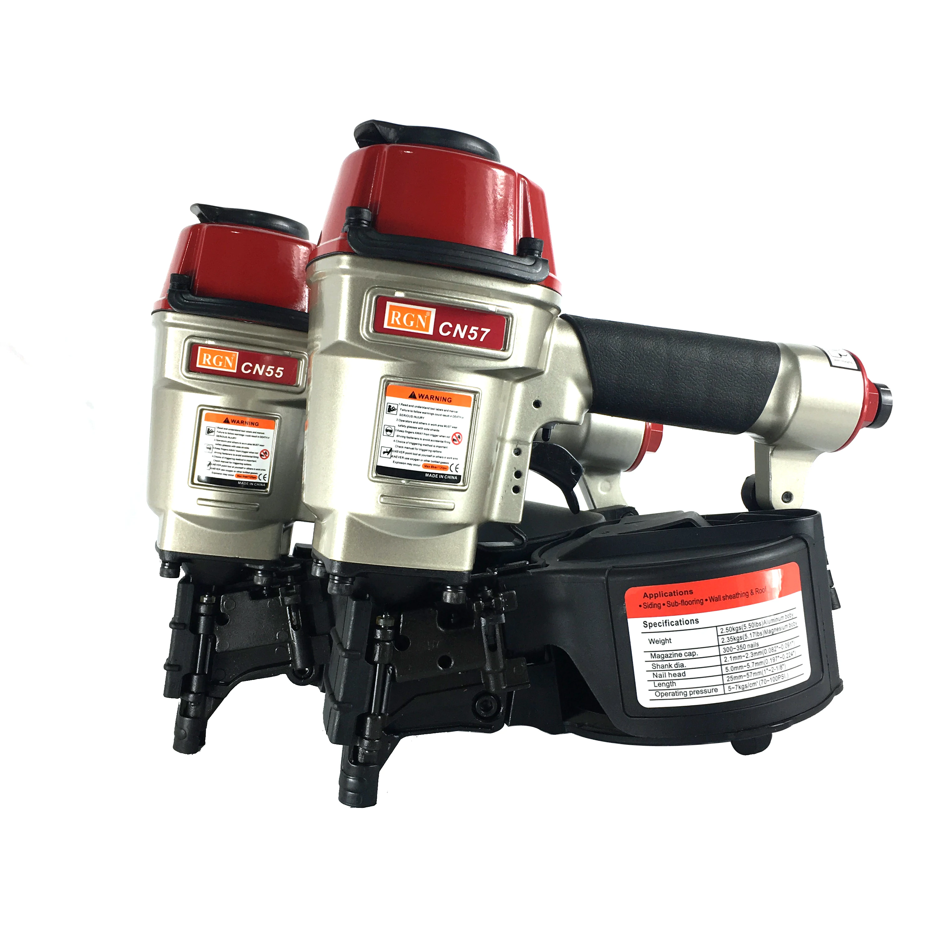 Pneumatic Siding Coil Nailer Nail Gun CN55 CN57