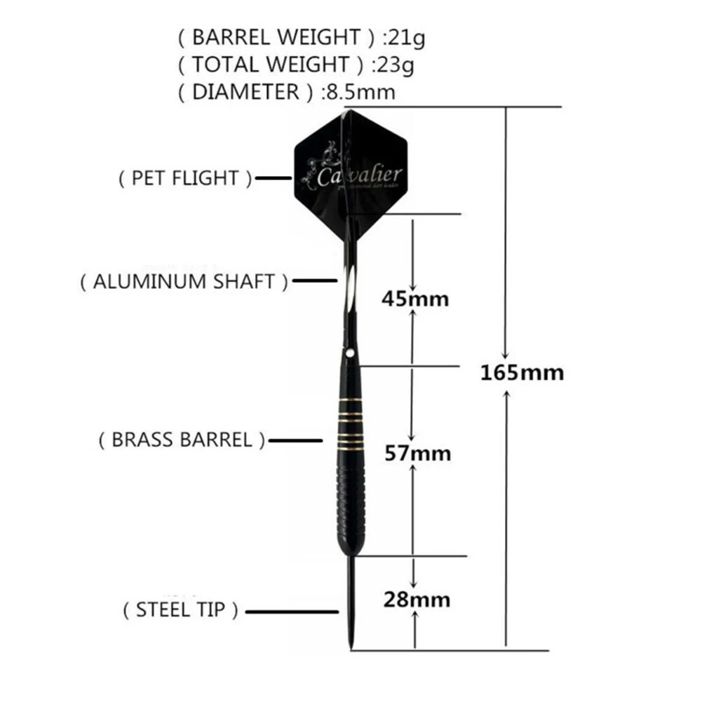 

Professional Darts Competition Tip Tungsten Needle Tip 3Pcs Darts Set New