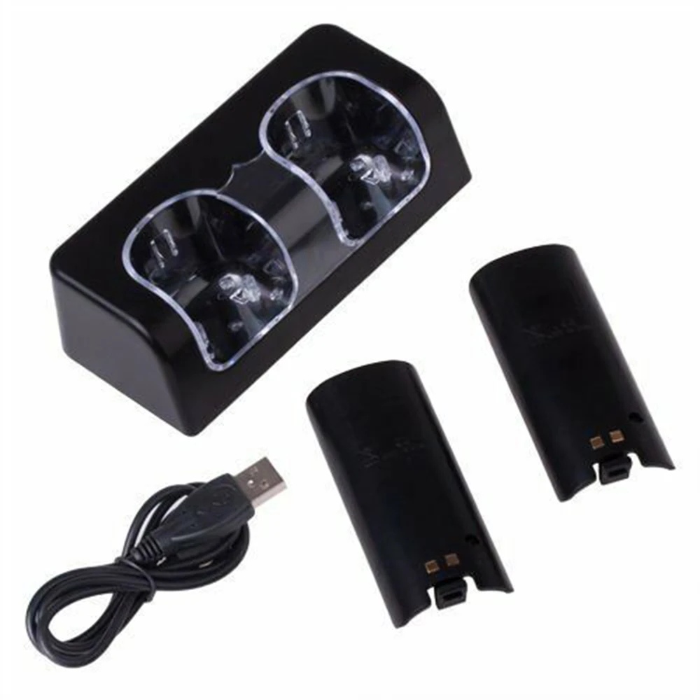 DIDIHOU 2PCs 2800mAh Rechargeable Battery Packs Remote Charging Dual Charger Station For Controller With USB Cable | Электроника